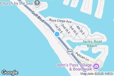 Map image of the property - 13308 Gulf Blvd