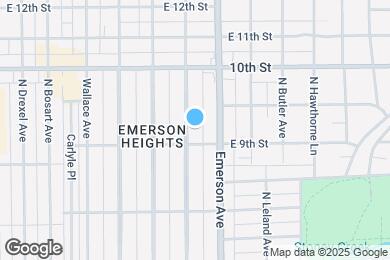 Map image of the property - 813 N Bancroft St