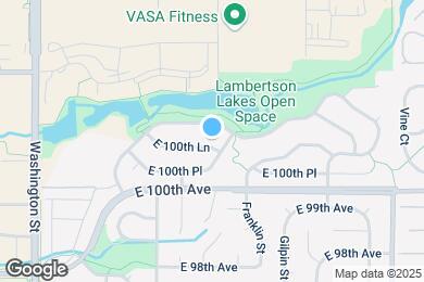 Map image of the property - 1395 E 100th Ln