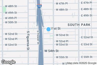 Map image of the property - 323 W 52nd St