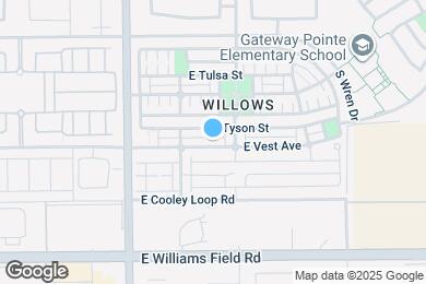 Map image of the property - 4152 E Vest Ave