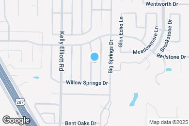 Map image of the property - 6403 Walnut Springs Dr