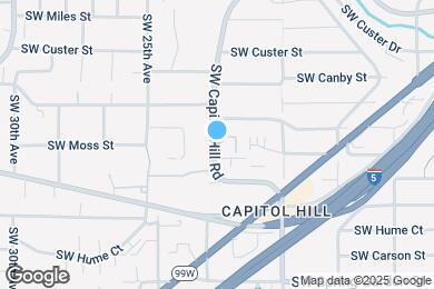 Map image of the property - 7910 SW Capitol Hill Rd
