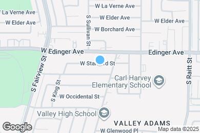 Map image of the property - 2410 W Stanford St