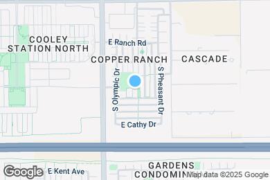 Map image of the property - 1061 S Hawk Ln