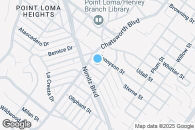Map image of the property - 3662 Quimby St