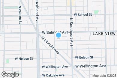 Map image of the property - 1446 W Fletcher St