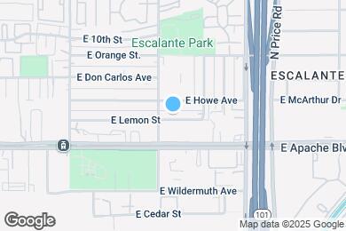 Map image of the property - 2112 E Lemon St
