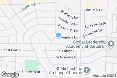 Map image of the property - 429 W Ferndale Ln