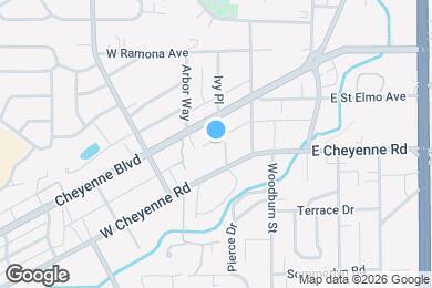 Map image of the property - 124 W Cheyenne Rd