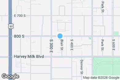 Map image of the property - 812 Blair St