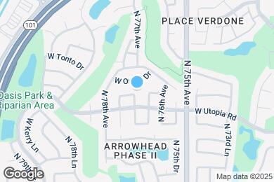 Map image of the property - 7702 W Piute Ave