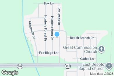 Map image of the property - 7203 Fox Creek Dr
