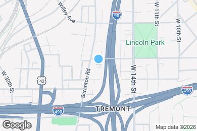 Map image of the property - 1619 Starkweather Ave
