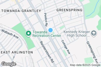 Map image of the property - 3917 Park Heights Ave