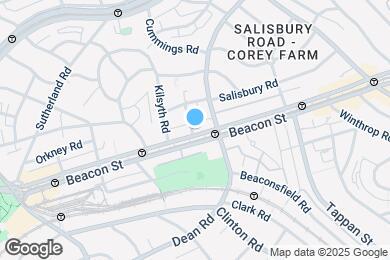 Map image of the property - 1788 Beacon St