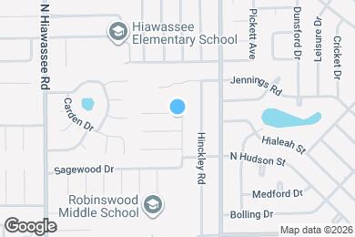 Map image of the property - 1924 Teakwood Dr