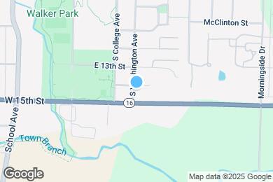 Map image of the property - 1410 S Washington Ave