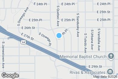 Map image of the property - 2639 S Pittsburg Ave