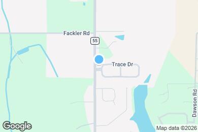 Map image of the property - 16029 Trace Dr