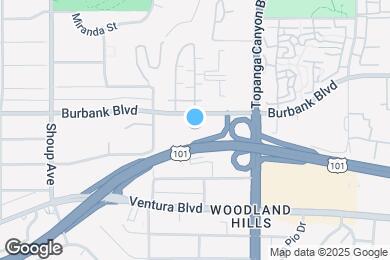 Map image of the property - 22100 Burbank Blvd