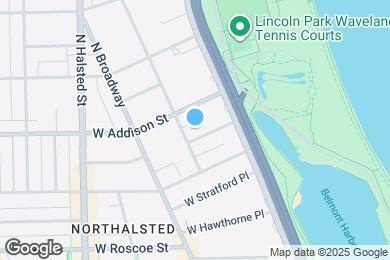 Map image of the property - 534 W Brompton Ave