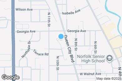 Map image of the property - 1004 N 10th St