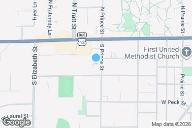 Map image of the property - 152 S Prince St