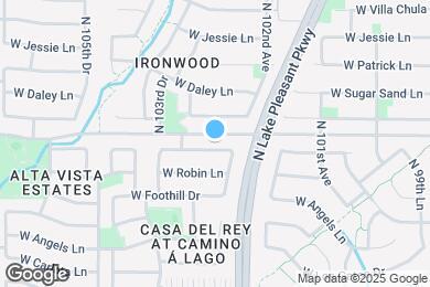 Map image of the property - 10320 W Cashman Dr