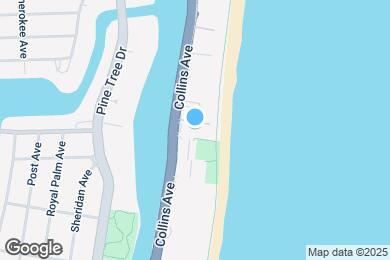 Map image of the property - 4747 Collins Ave
