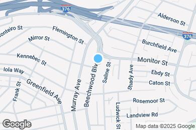 Map image of the property - 3584 Beechwood Blvd