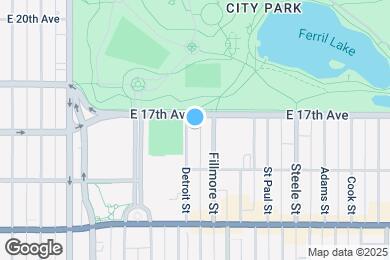 Map image of the property - 1666 Detroit St