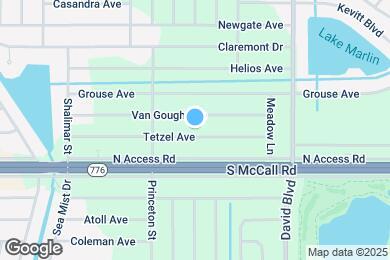 Map image of the property - 12136 Tetzel Ave