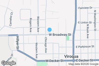 Map image of the property - 312 W Broadway St