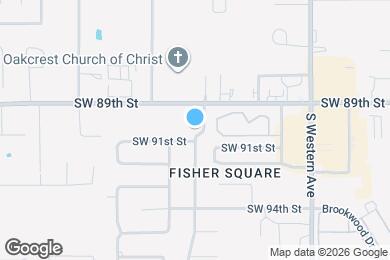 Map image of the property - 9101 S Winston Way