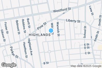 Map image of the property - 499 Wilder St