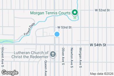 Map image of the property - 5331 Penn Ave S