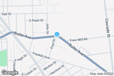 Map image of the property - 1004 Butler Ave