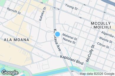 Map image of the property - 1670 Kalakaua Ave