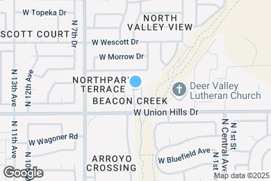 Map image of the property - 18625 N 4th Dr