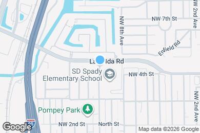 Map image of the property - 519 NW 10th Ave