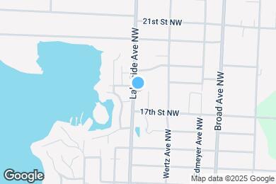 Map image of the property - 1736 Lakeside Ave NW