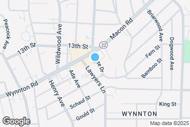 Map image of the property - 1183 Tate Dr