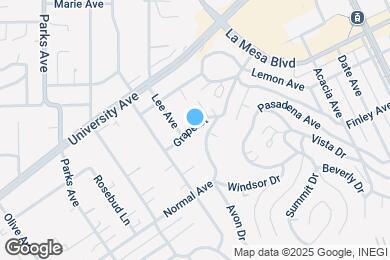 Map image of the property - 7929 Grape St