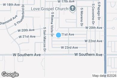 Map image of the property - 650 W 22nd Ave