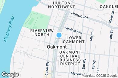 Map image of the property - 718 Allegheny River Blvd