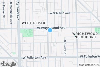 Map image of the property - 2539 N Southport Ave