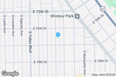 Map image of the property - 7637 S Kingston Ave