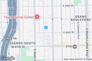 Map image of the property - 4557 S Wabash Ave