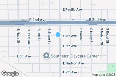 Map image of the property - 2330 E 4th Ave